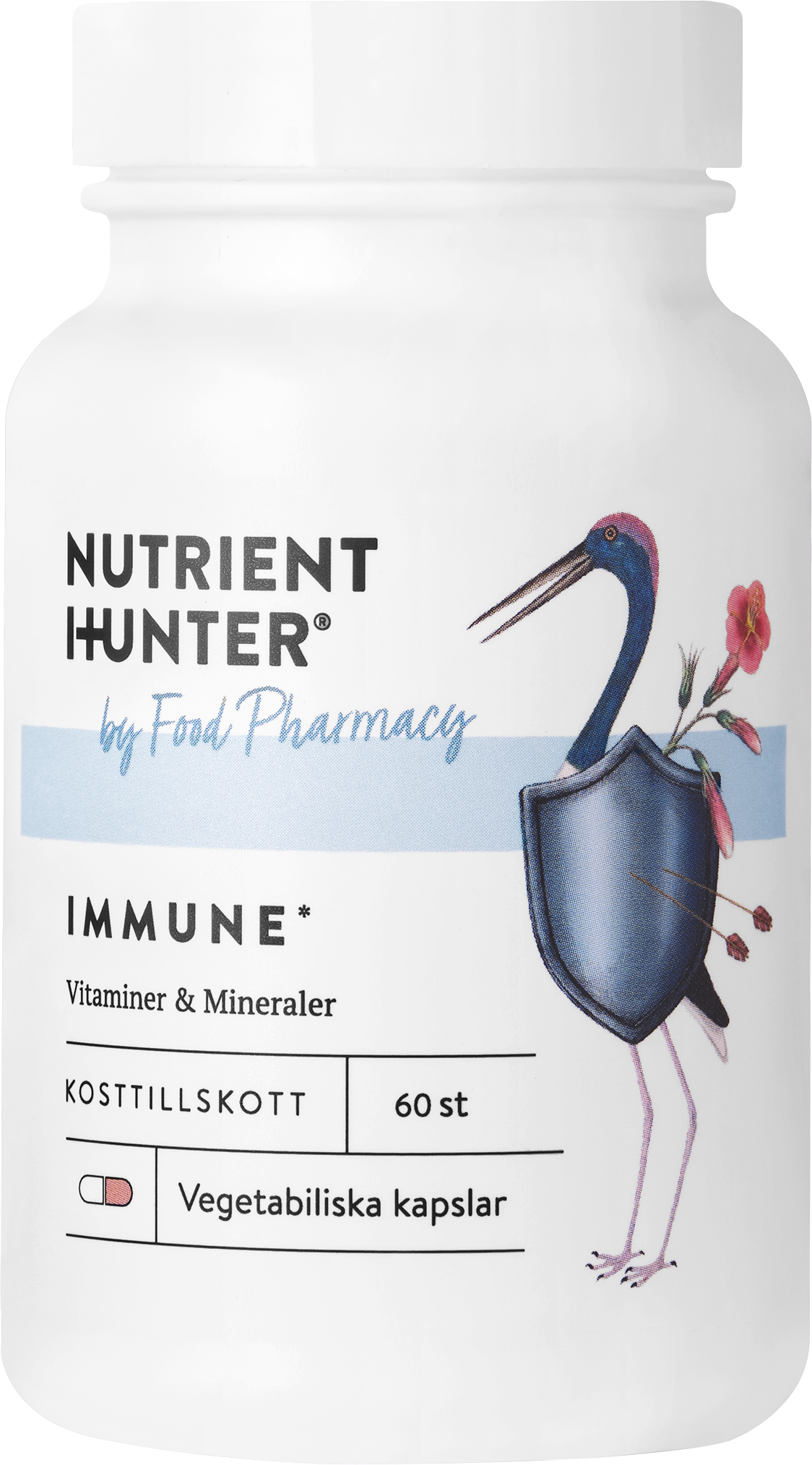 Nutrient Hunter by Food Pharmacy Immune 60 kapslar