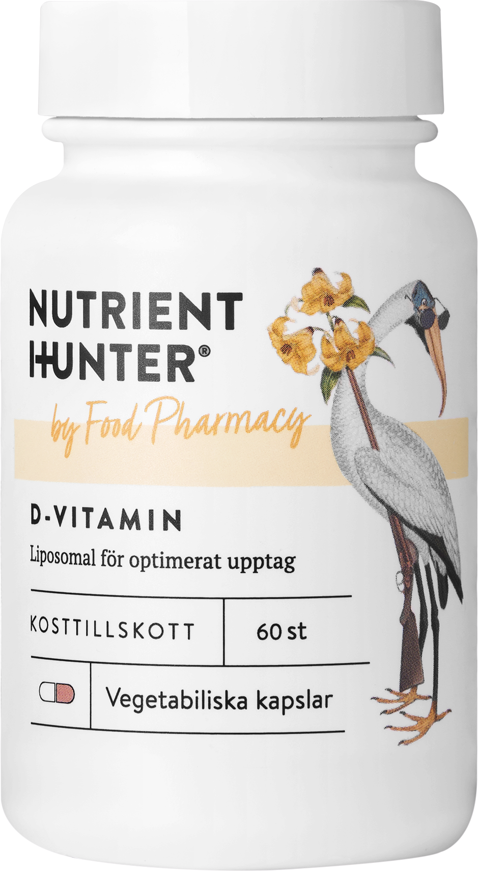Nutrient Hunter by Food Pharmacy D-vitamin Liposomal 60 kapslar
