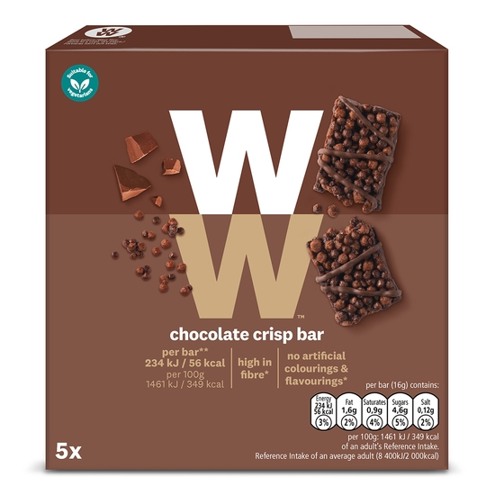 WW ViktVäktarna Chokladbar med smak av brownie 90 g