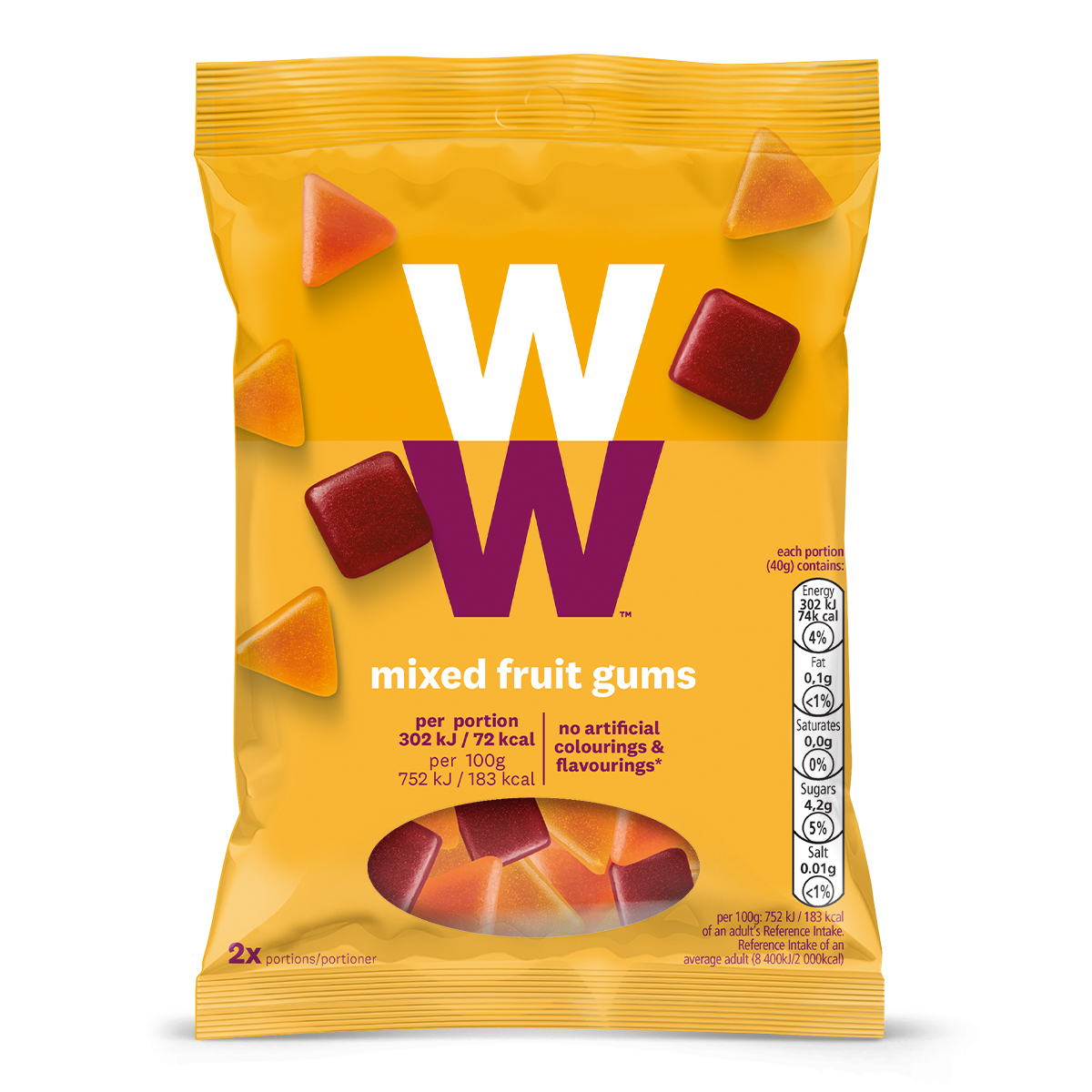 WW ViktVäktarna Blandade söta godisbitar 80 g