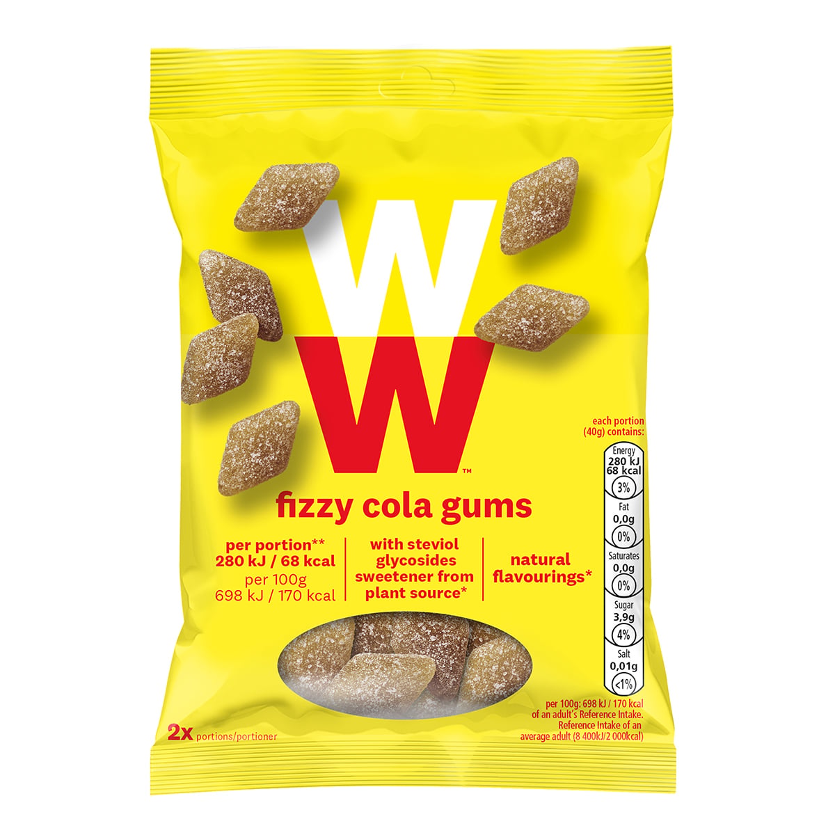 WW ViktVäktarna Sura colabitar 80 g