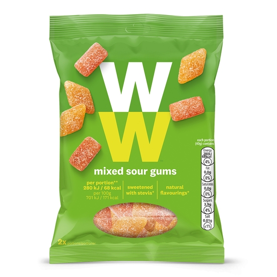 WW ViktVäktarna Blandade sura godisbitar 80 g