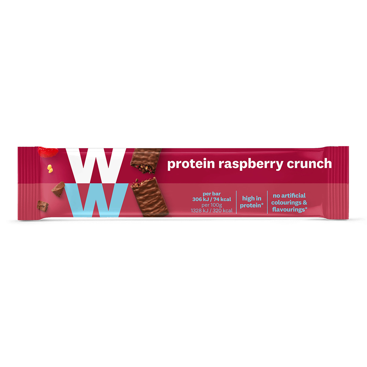 WW ViktVäktarna Proteinbar med hallonkrisp 23 g