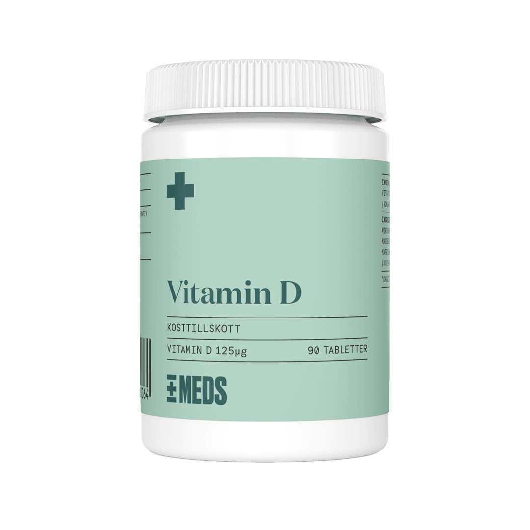 MEDS Vitamin D 5000 IU 90 tabletter