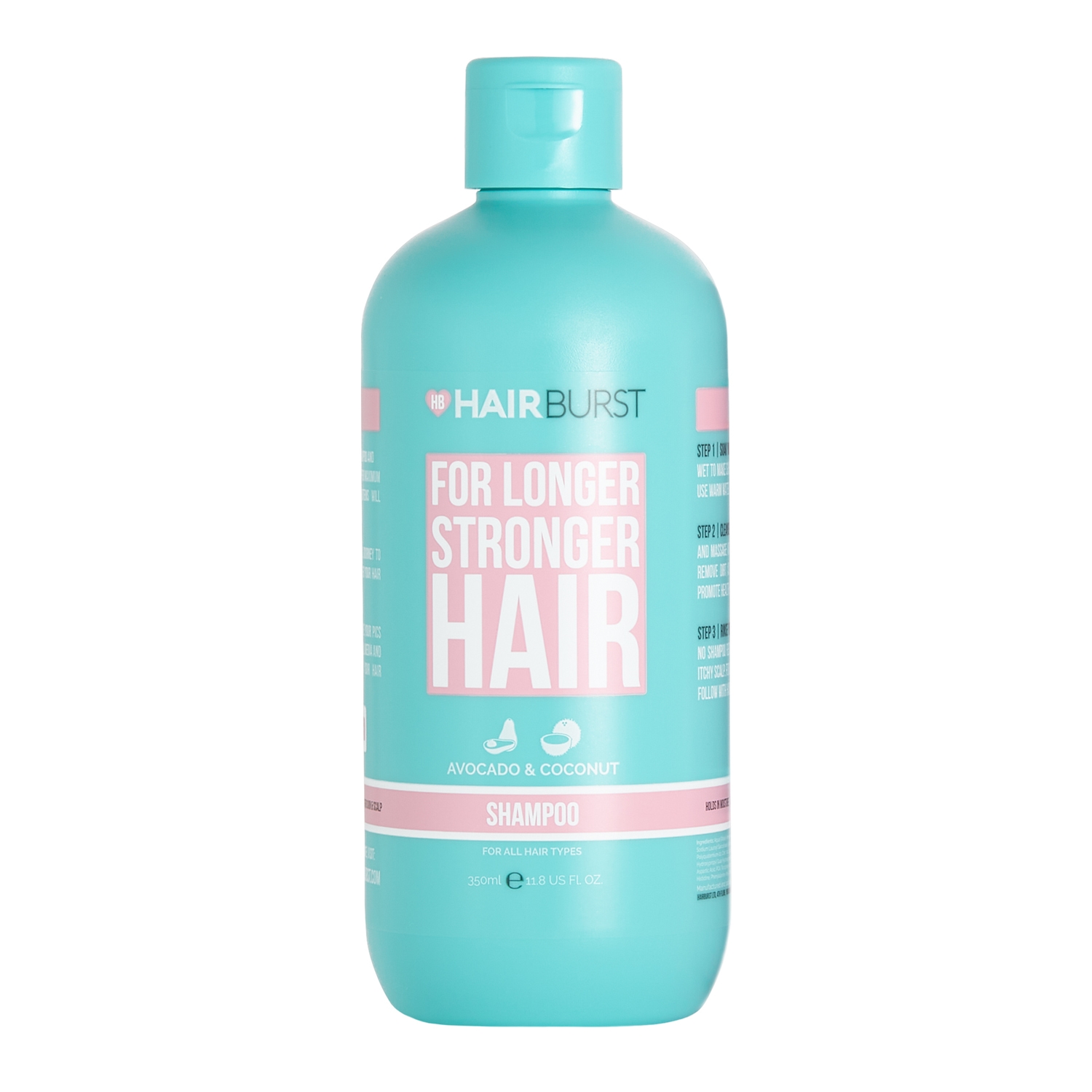 Alternativ bild 1 för Hairburst Schampo för längre och starkarare Hår 350 ml