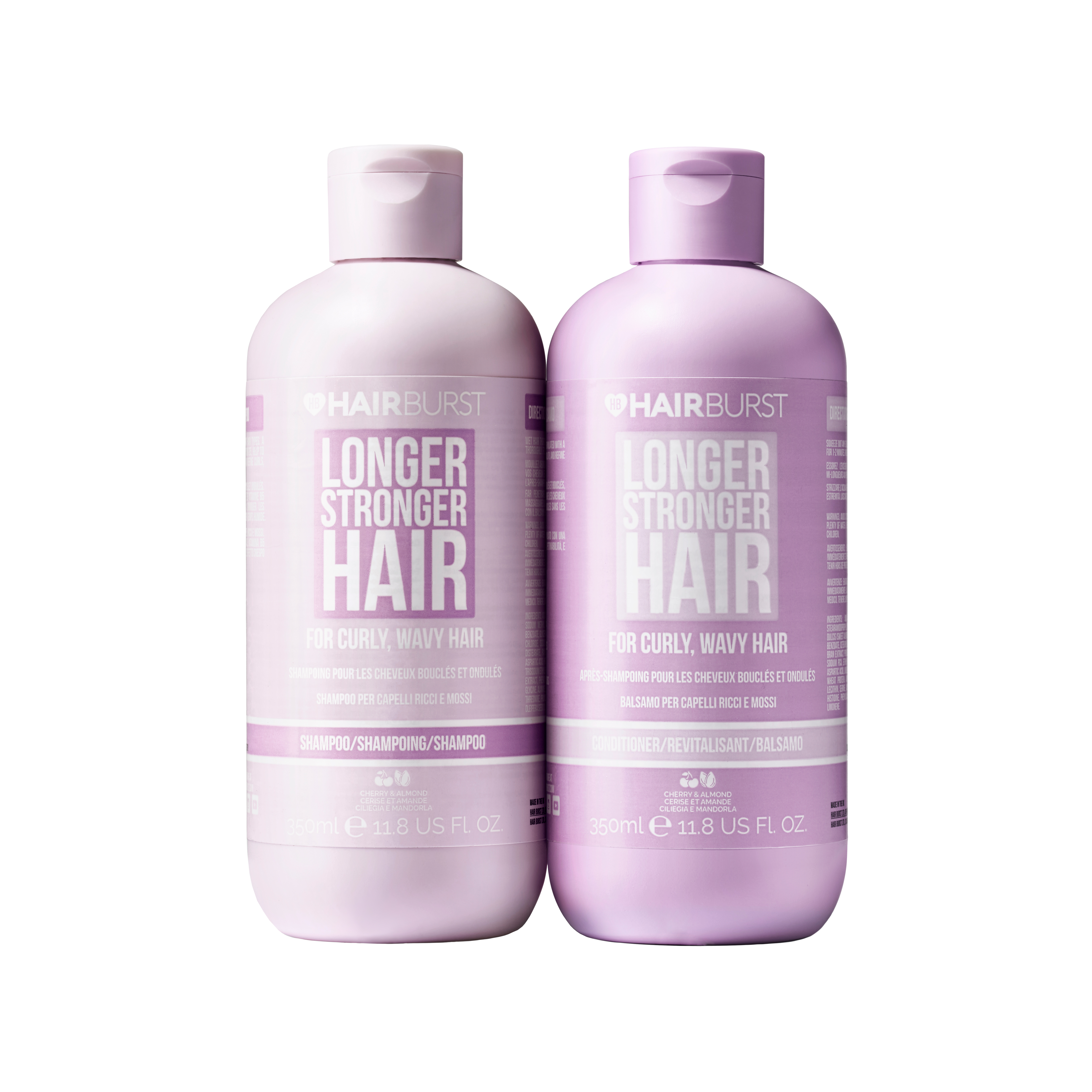 Hairburst Schampo & Balsam för Lockigt och Vågigt Hår 700 ml