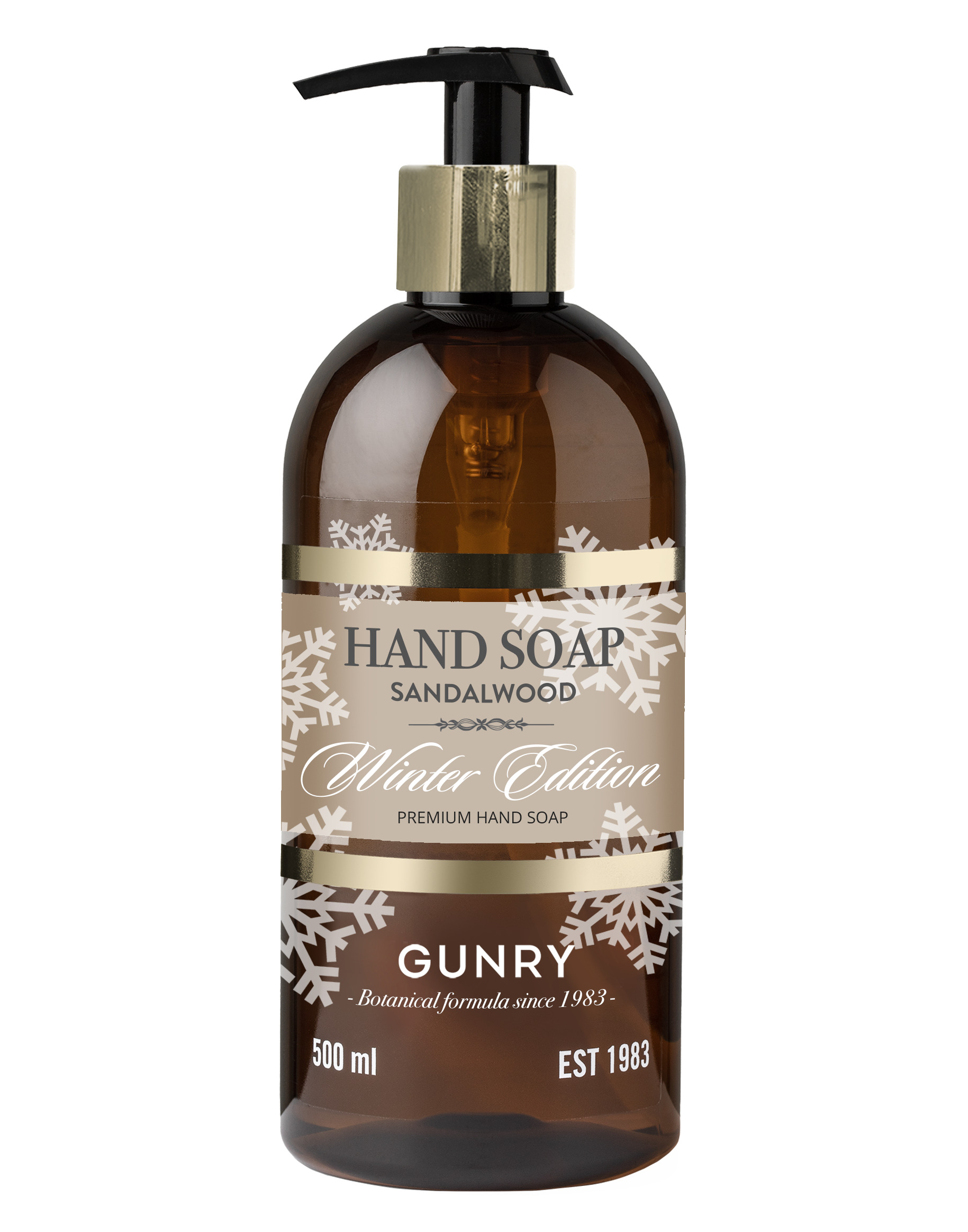 Gunry Flytande Tvål Premium Winter Edition Sandalwood 500 ml