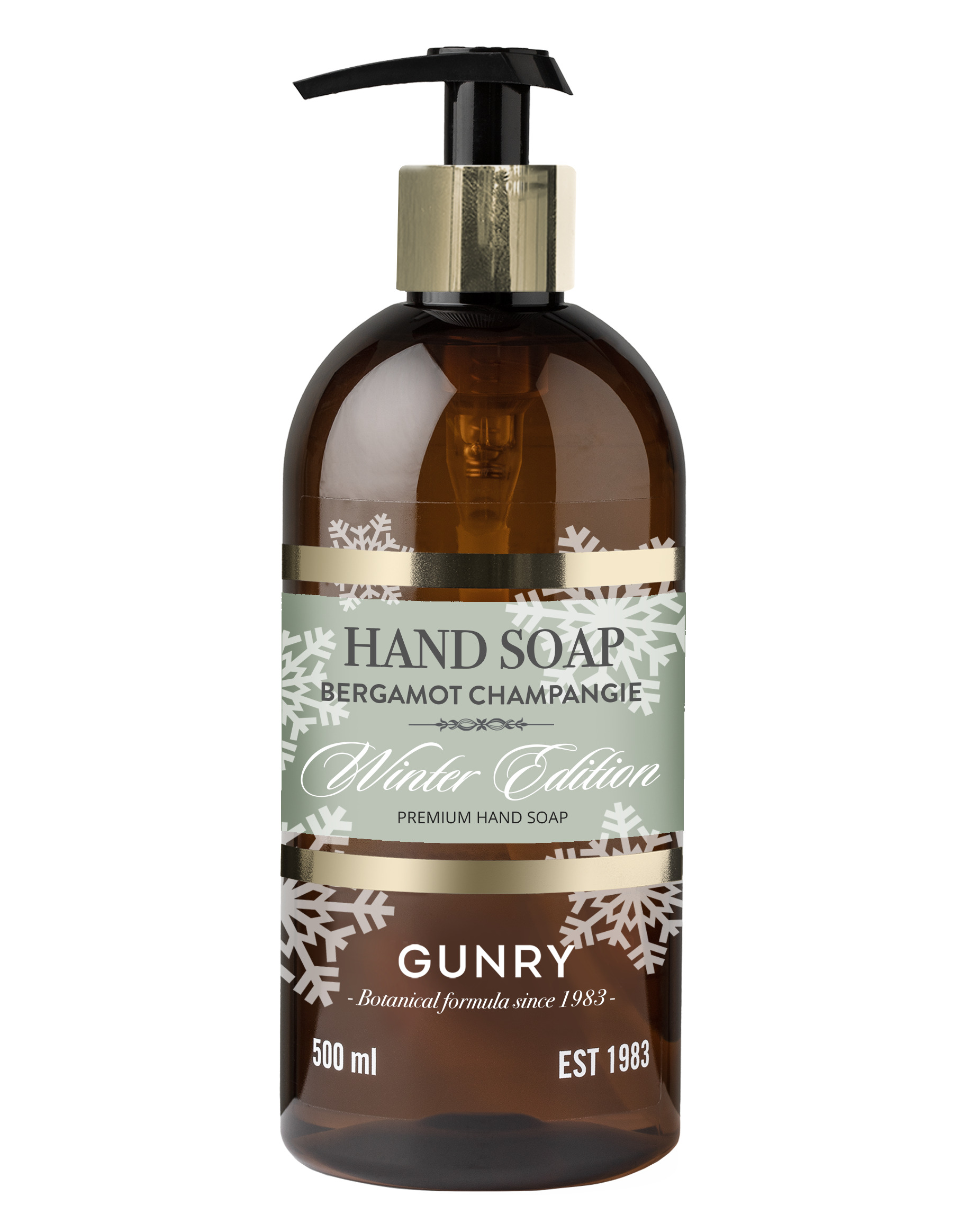 Gunry Flytande Tvål Premium Winter Edition Bergamot Champangie 500 ml