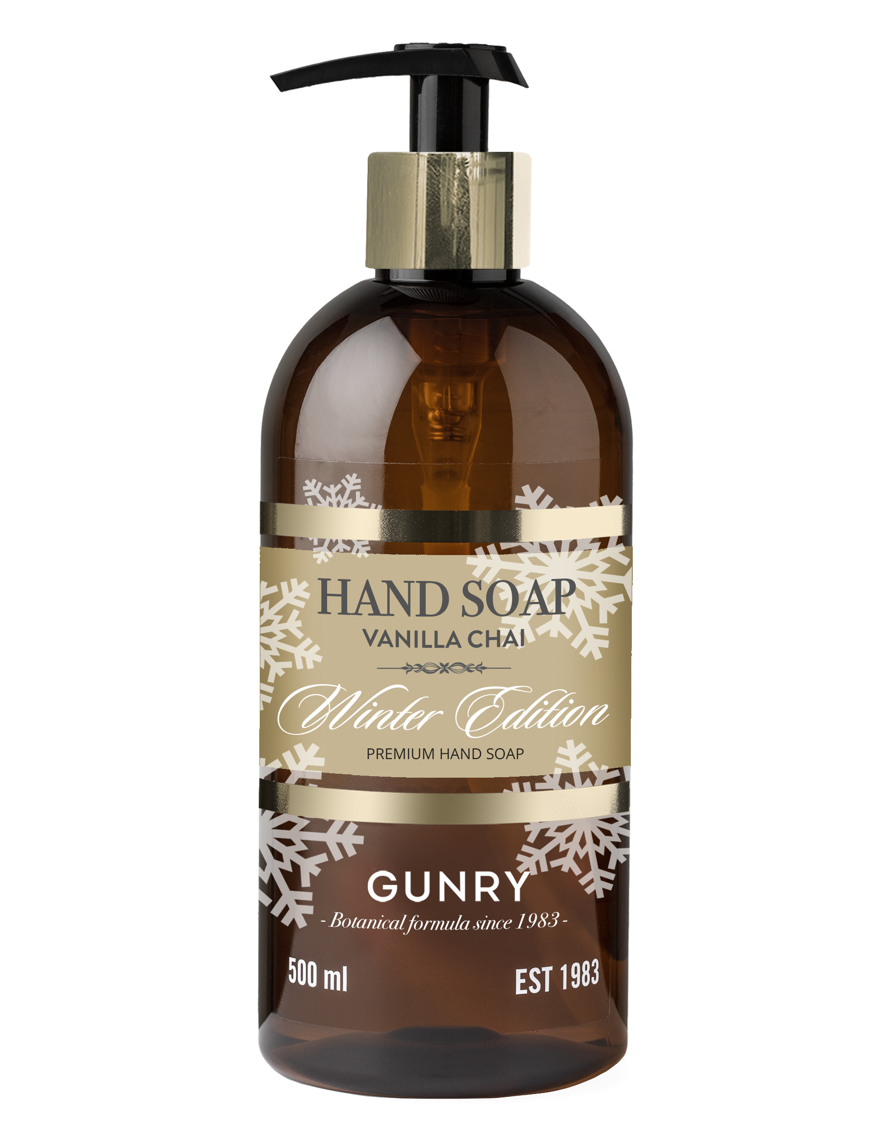 Gunry Flytande Tvål Premium Winter Edition Vanilla Chai 500 ml