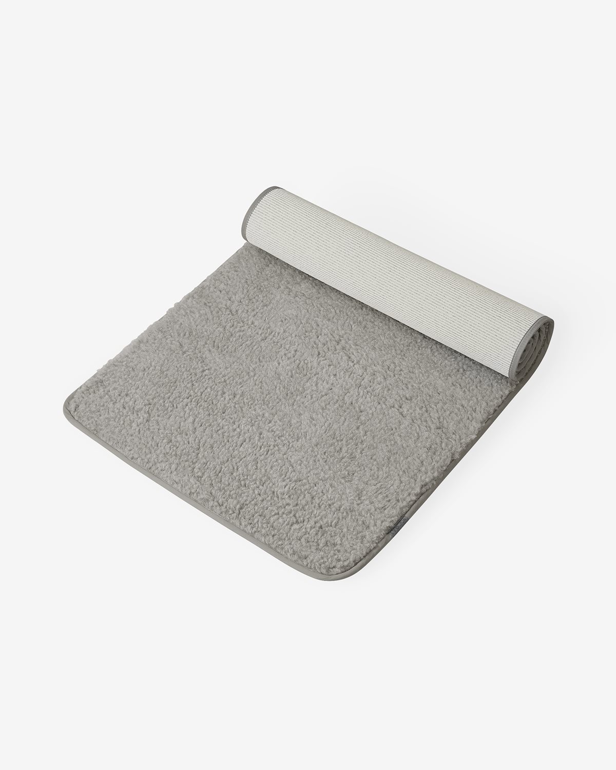 Yogiraj Yogamatta Premium Wool mat Silver Grey 75 x 200 cm