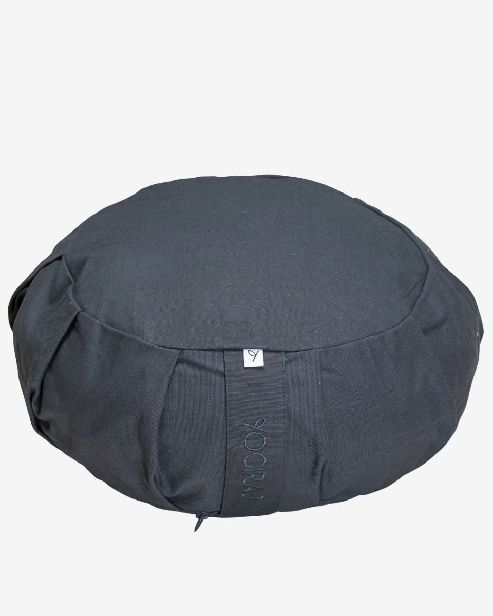 Yogiraj Meditation Cushion round Graphite Grey