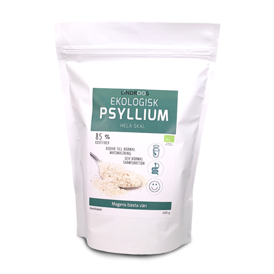Lindroos Ekologisk Psyllium Hela med skal 400 g