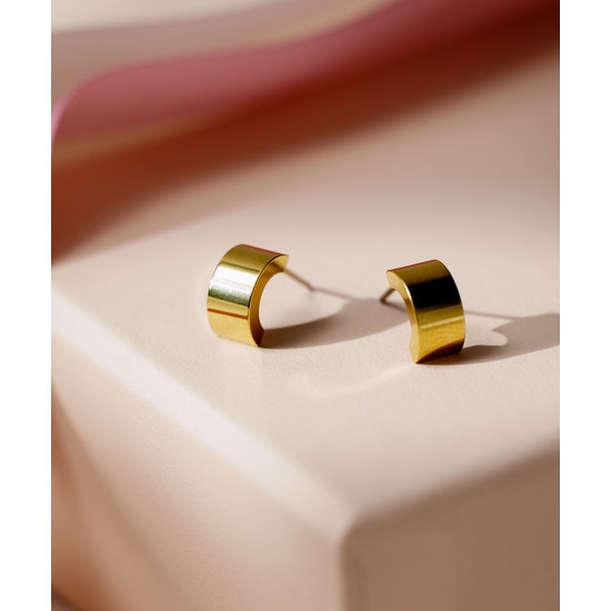 Blomdahl GT Pendant Plain Grand Curved 10 mm 1 par