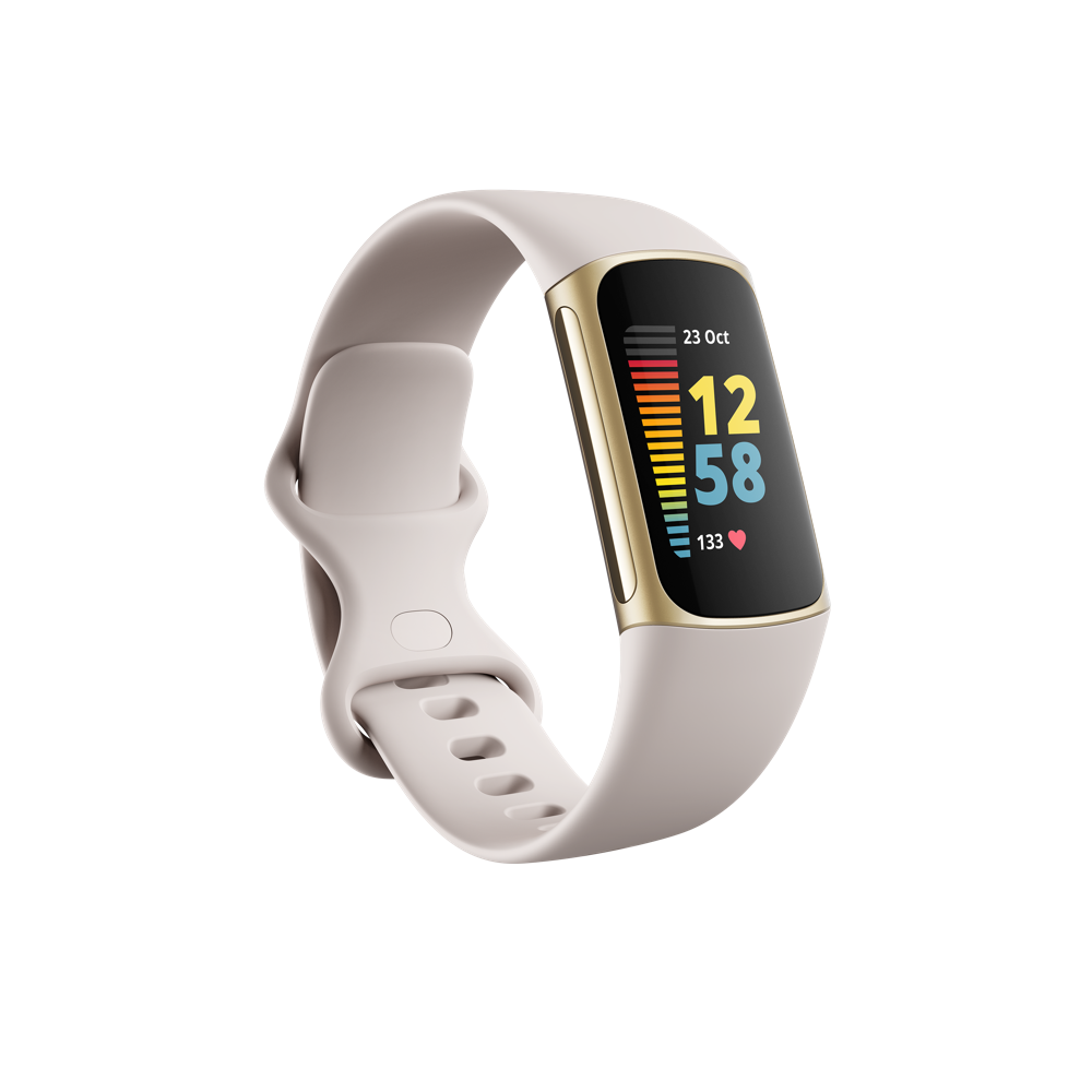 Fitbit Charge 5 Lunar White / Gold