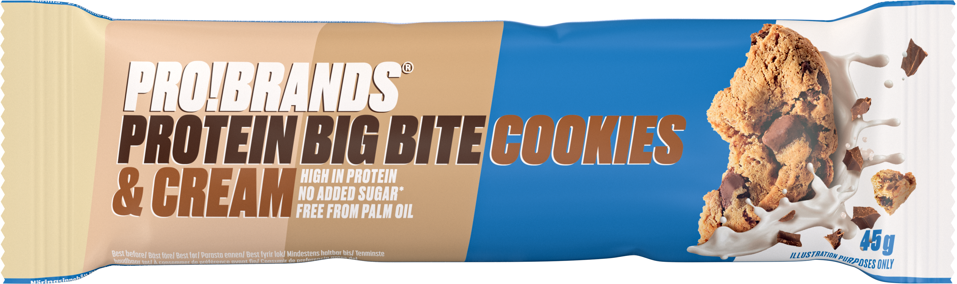 ProBrands ProteinPro BigBite Cookies & Cream 45 g