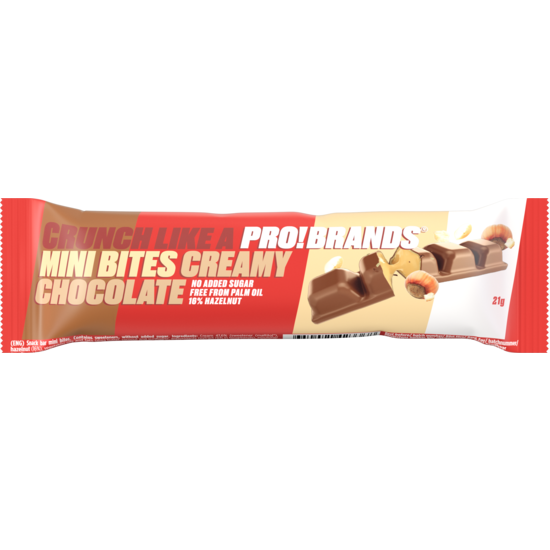 ProBrands Snack Bar Minibites Creamy Chocolate 21 g