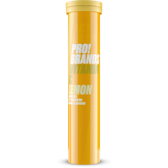 ProBrands VitaminPro Vitamin C Effervescent Lemon 20 brustabletter