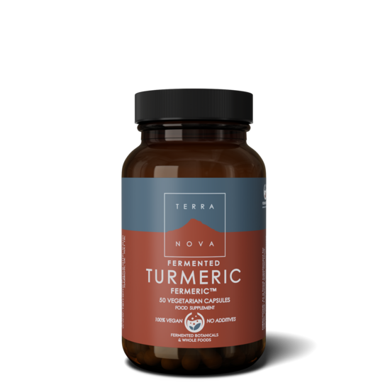 Terranova Fermented Turmeric Fermeric 350 mg 50 kapslar