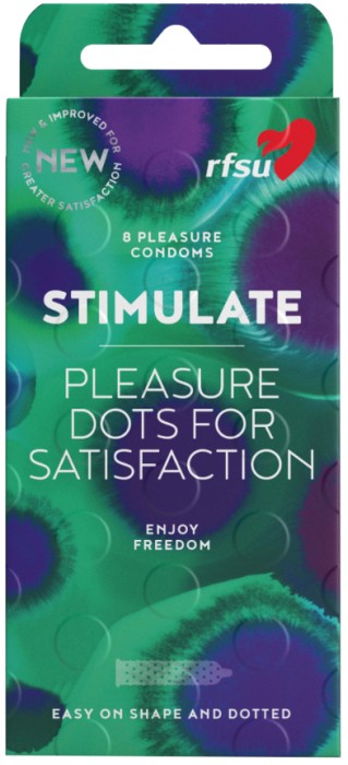 RFSU Stimulate kondom 8 st