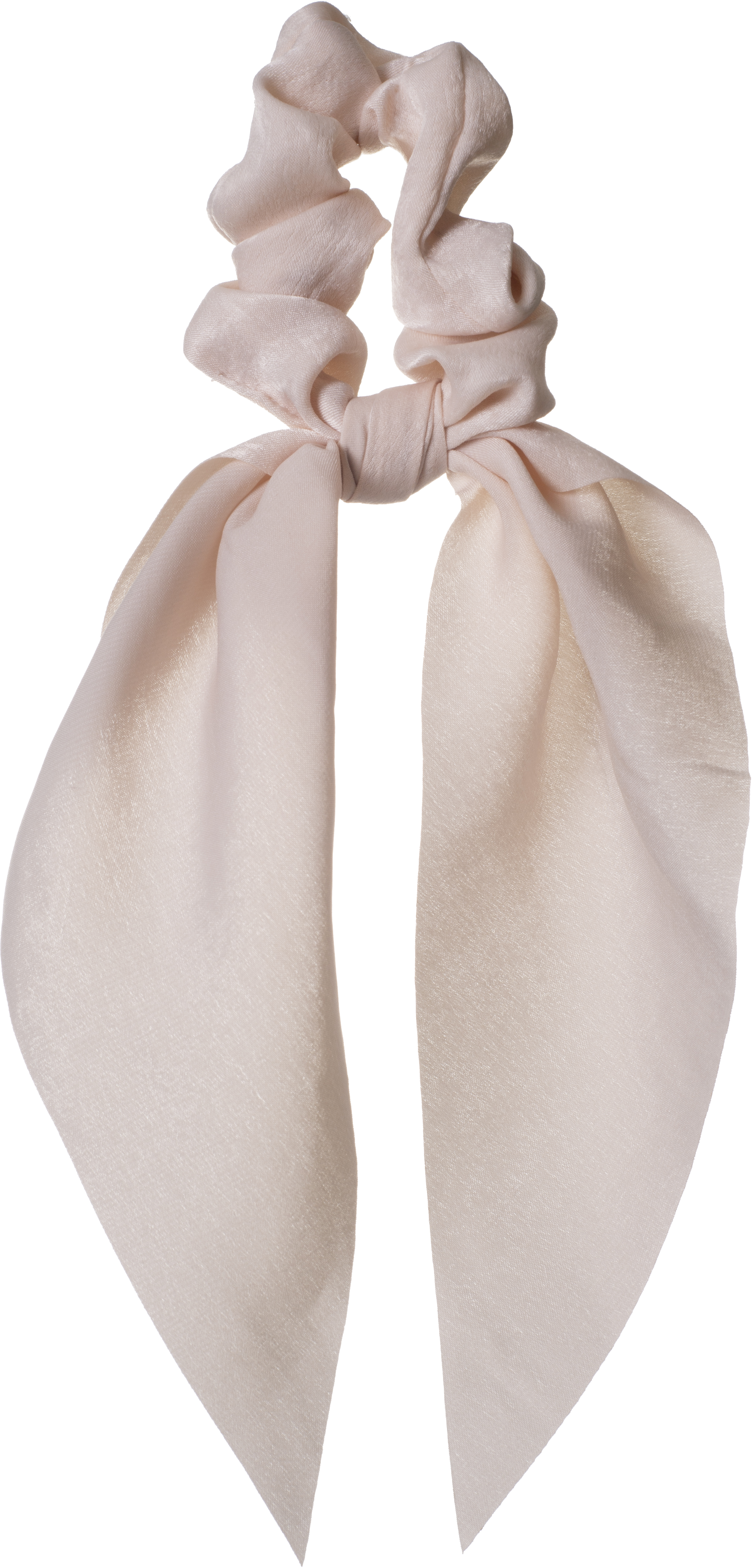 Dazzling Scrunchie tail i satin ljusrosa