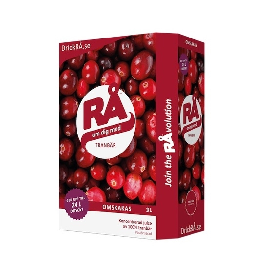 RÅ Tranbär Bag-in-Box 300 cl