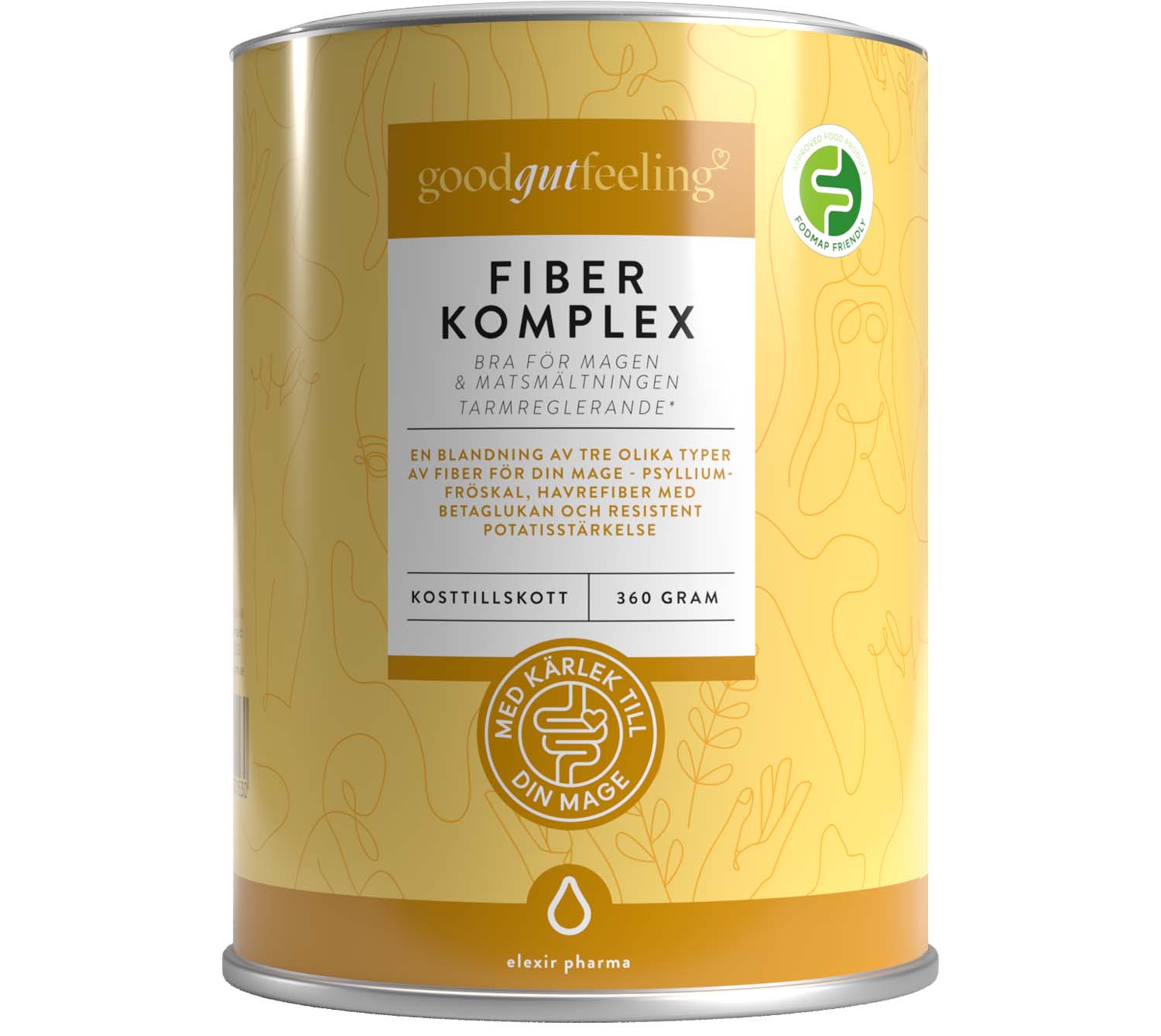 Elexir Pharma Good Gut Feeling Fiber Komplex 350 g