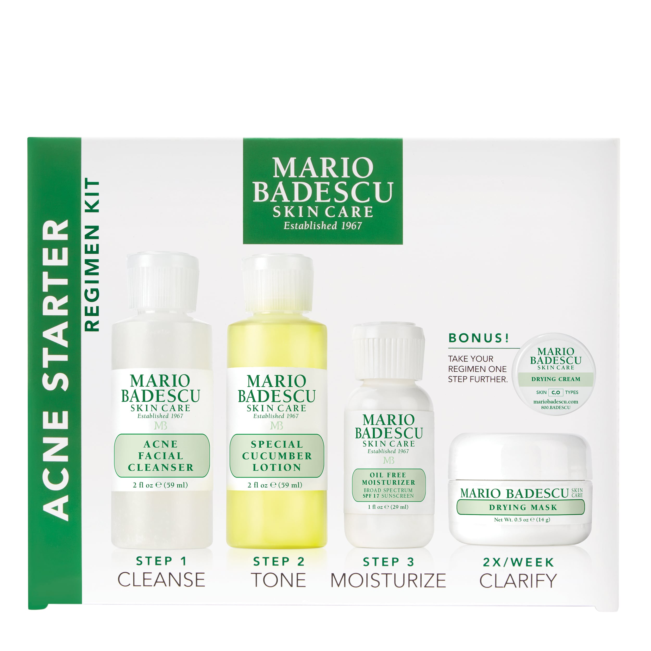 Mario Badescu Regimen Kit Acne Starter Kit