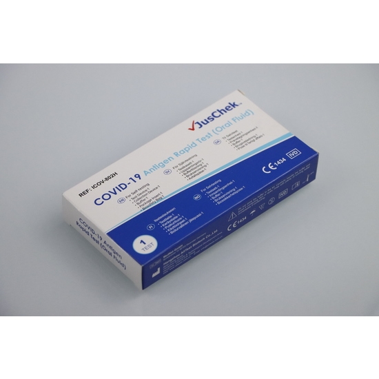 JusChek Självtest Saliv CE antigen Covid-19 1-pack
