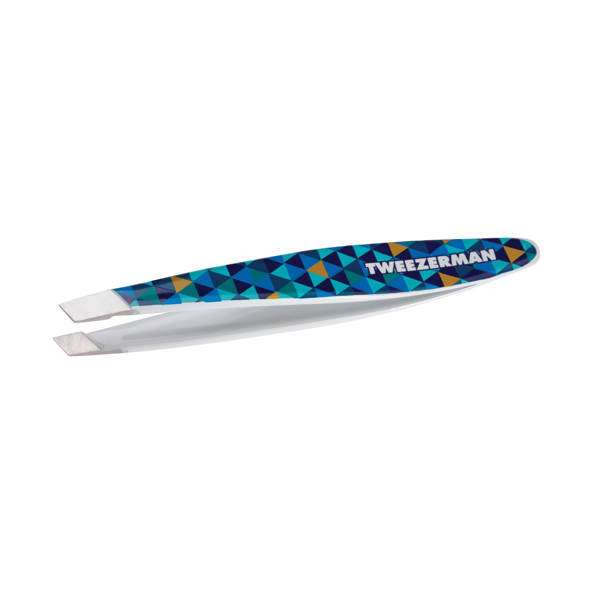 Tweezerman Mini Slant Tweezer Blue Mosaic 7 g