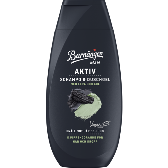 Barnängen Schampo Aktiv Djuprenörande 3i1 250 ml