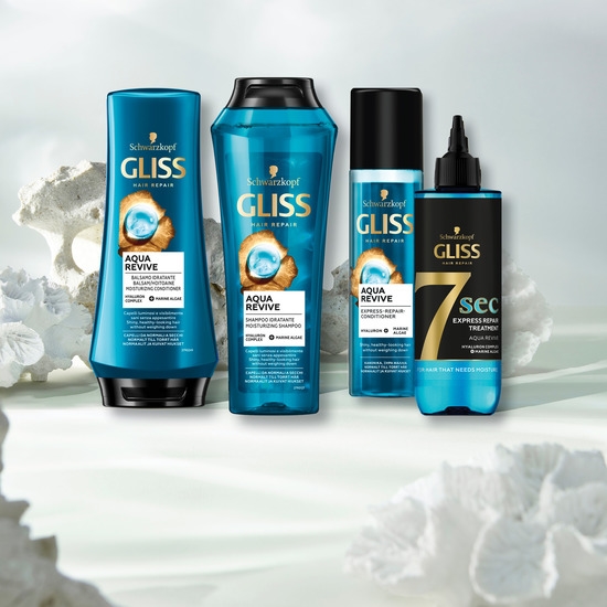 Schwarzkopf Gliss Moisturizing Schampo Aqua Revive 400 ml