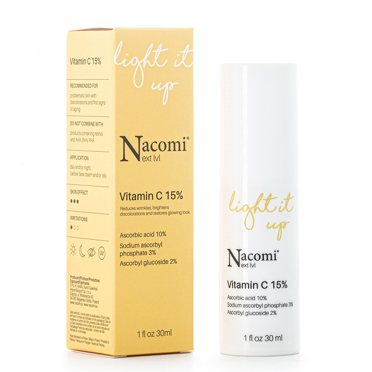 Nacomi Next Level Light It Up Vitamin C 15% 30 ml