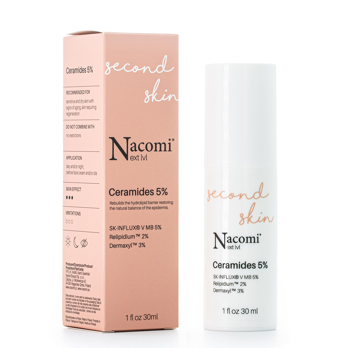 Nacomi Next Level Second Skin Ceramides 5% 30 ml