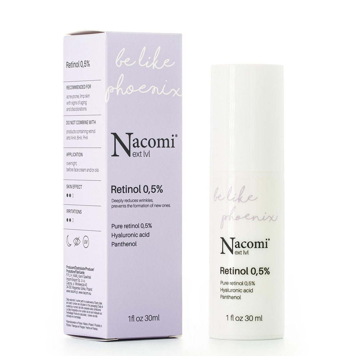 Nacomi Next Level Be Like Phoenix Retinol 0,5% 30 ml