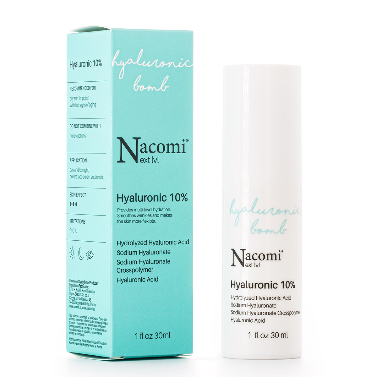 Nacomi Next Level Hialuronic Bomb Hialuronic 10% 30 ml