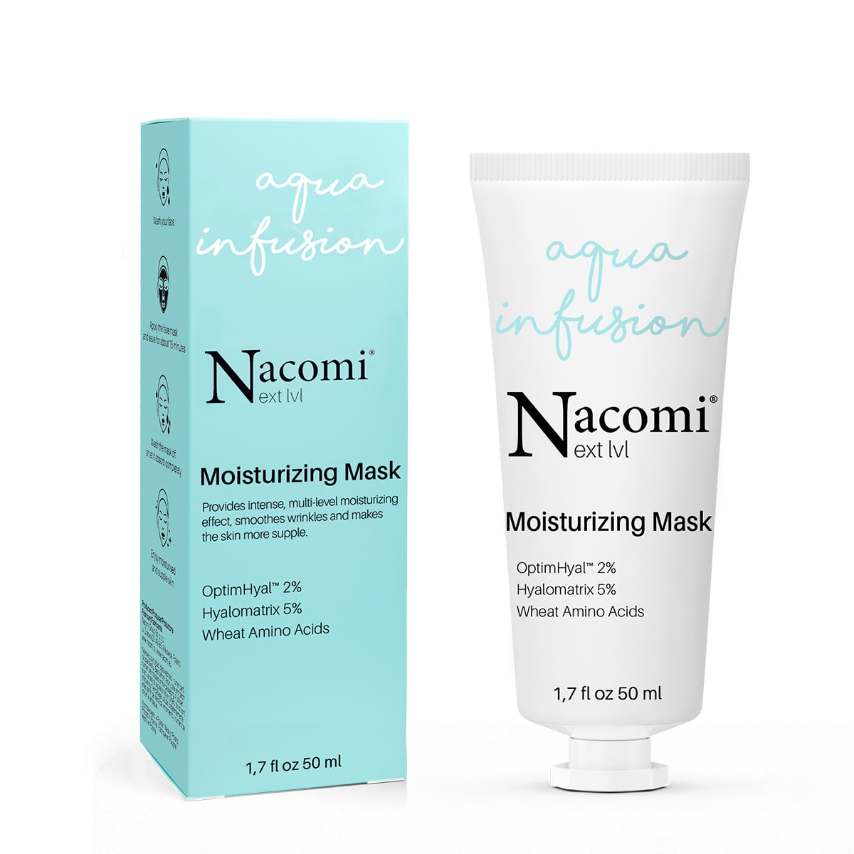 Nacomi Next Level Aqua infusion - Moisturizing Face Mask 50 ml