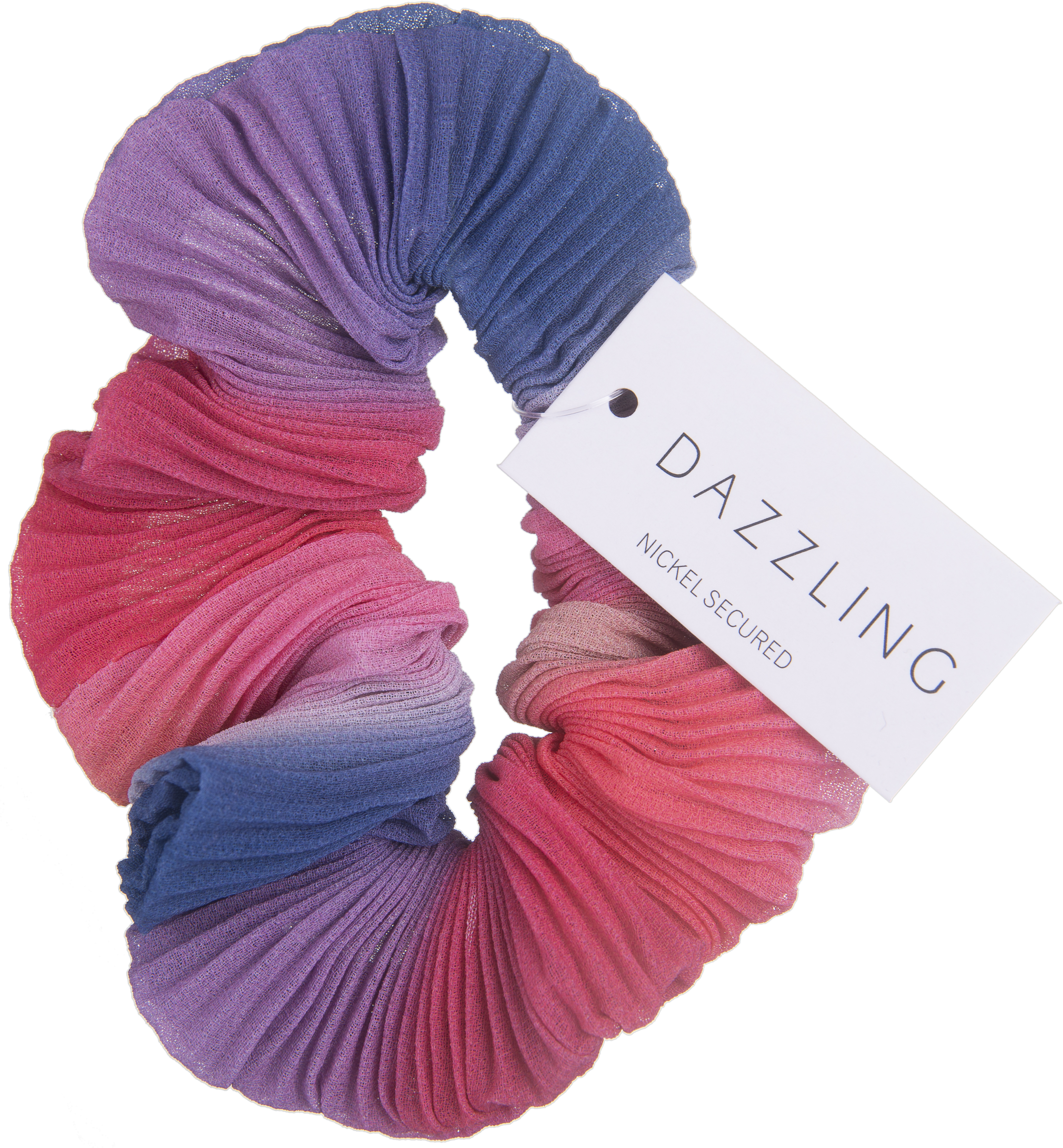 Dazzling Scrunchie Plisserad