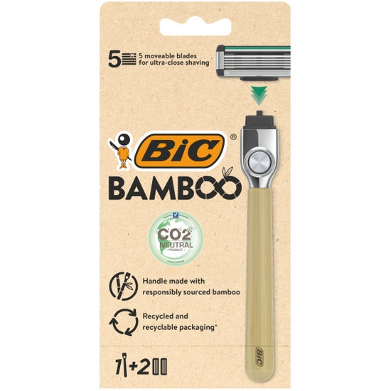 BIC Bamboo Rakhyvel 2-pack