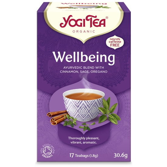 YogiTea Ekologiskt Te Wellbeing KRAV 17 tepåsar
