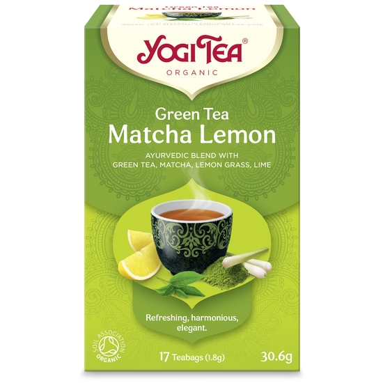 YogiTea Green Matcha Tea 17 tepåsar