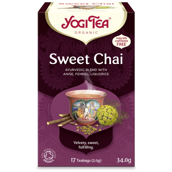 YogiTea Ekologiskt Te Chai Sweet KRAV 17 tepåsar