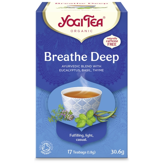 YogiTea Ekologiskt Breath deep KRAV 17 tepåsar