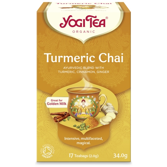 YogiTea  Turmeric Chai Org 17 tepåsar