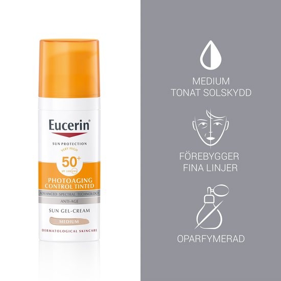 Eucerin Photoaging Control Tinted Sun Gel-Cream SPF50+ 50 ml