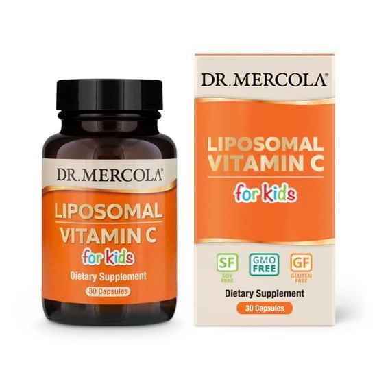 Dr. Mercola Liposomal C-vitamin för barn 30 kapslar