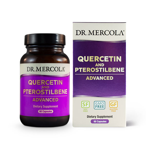 Dr. Mercola Quercetin och Pterostilben 60 kapslar