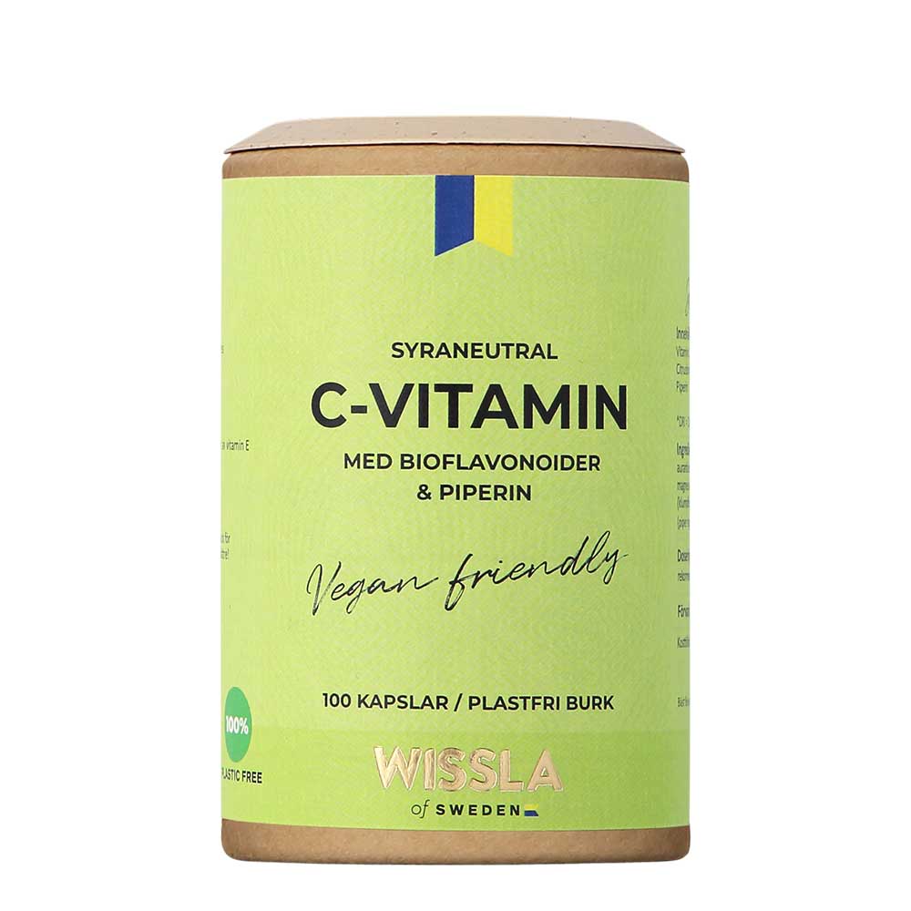 Wissla C-vitamin med bioflavonoider& Piperin 90 tabletter