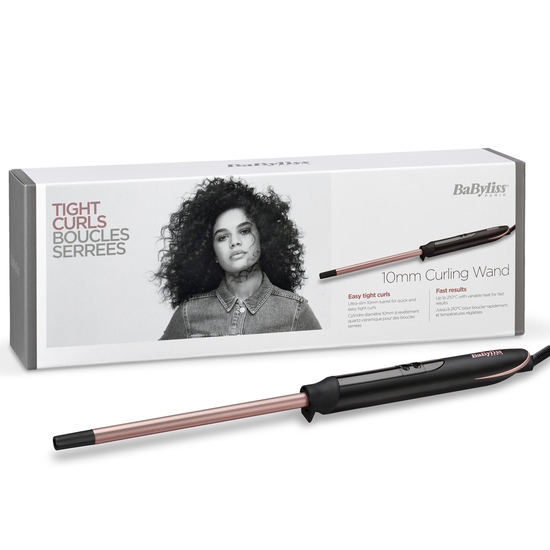 BaByliss Rose Quartz Thight Curls Wand C449E