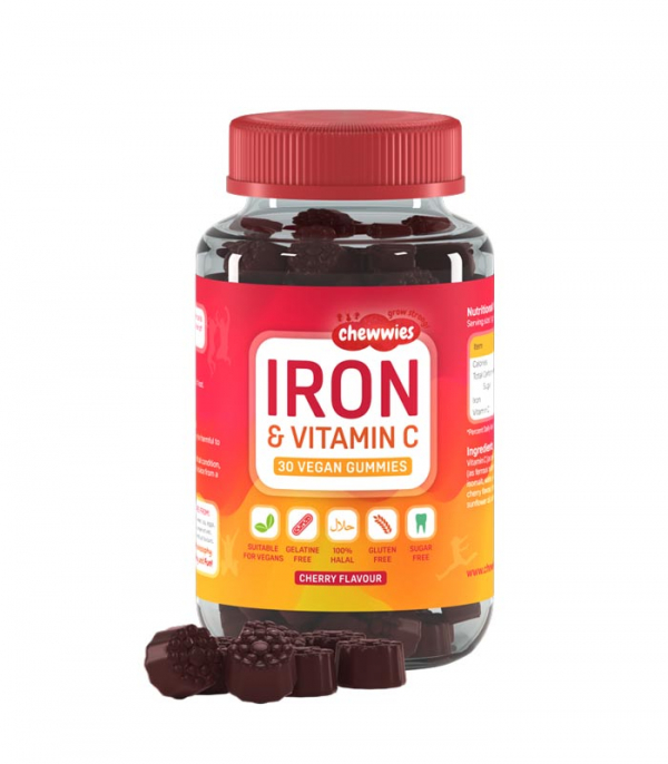 Chewwies Järn & C-vitamin 30 tuggisar