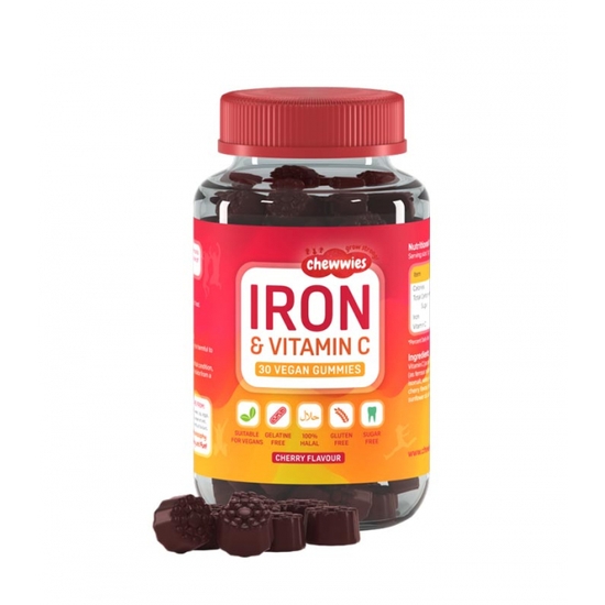 Chewwies Järn & C-vitamin 30 tuggisar